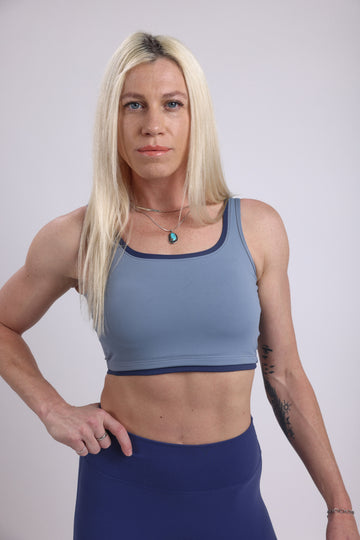Kasey Bra – Two-Tone Blue