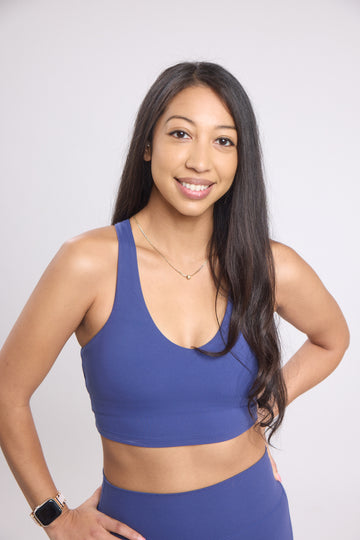 Hazel Sports Bra Navy