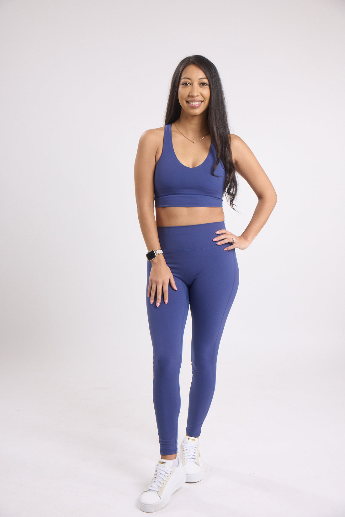 Hazel Sports Leggings – Navy