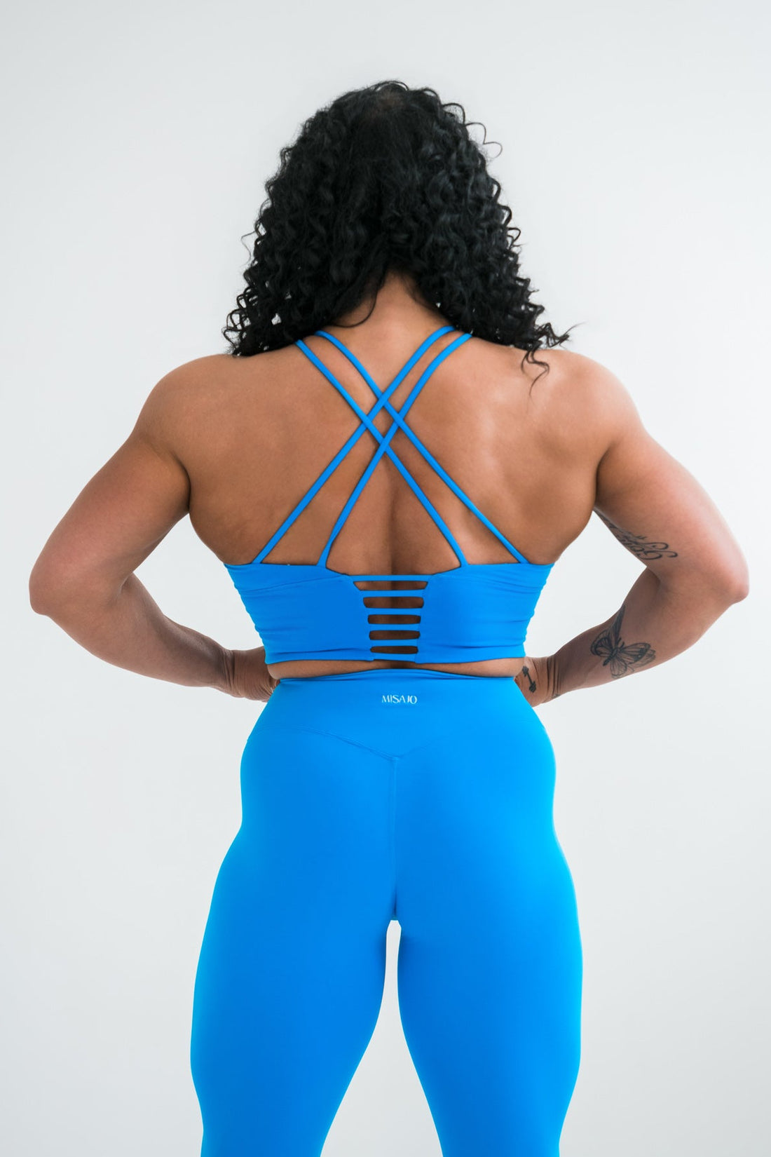 MISAJO Glow Sports Bra – Cobalt Blue
