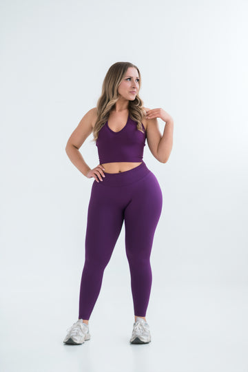 MISAJO Nova Leggings — Plum Purple
