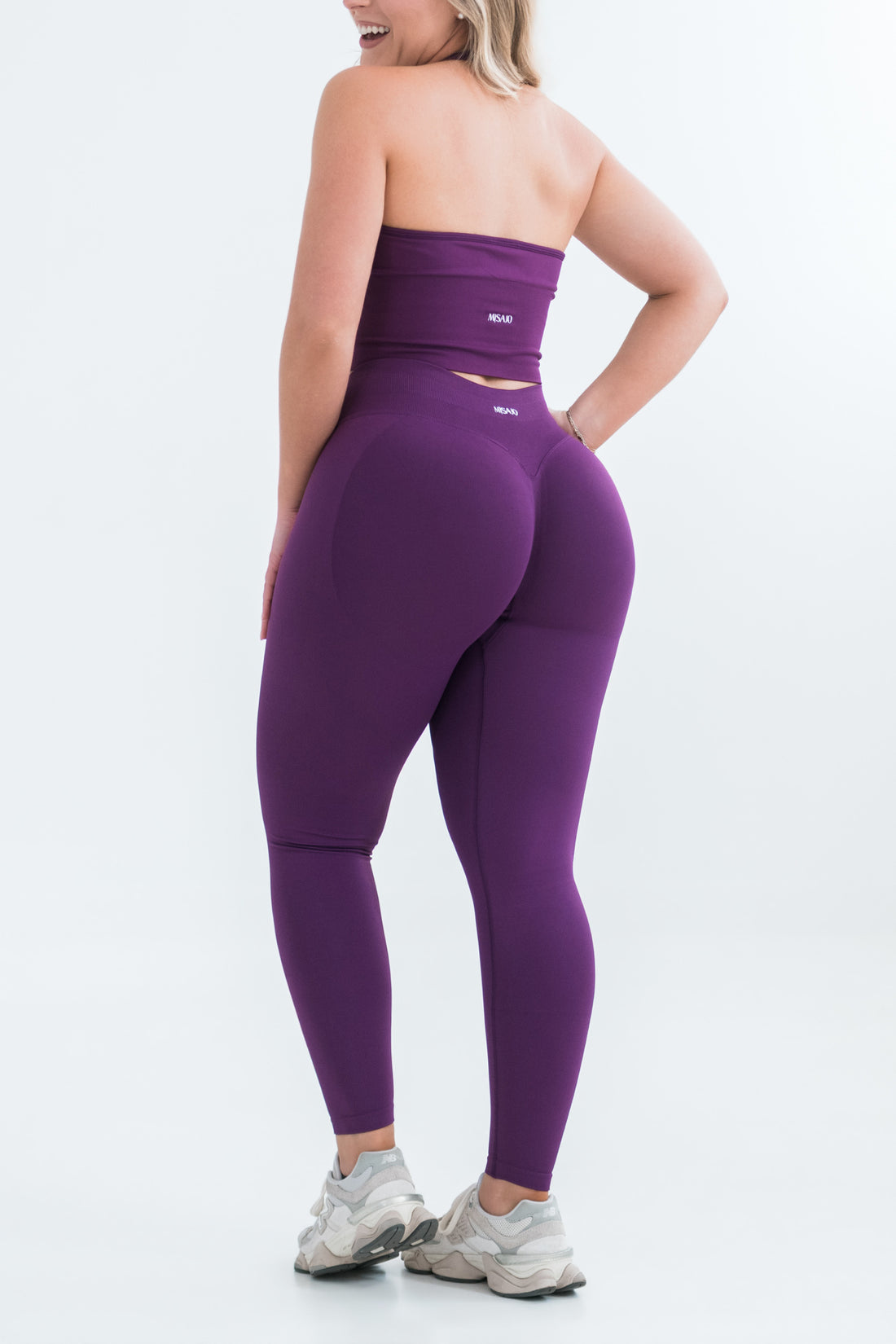MISAJO Nova Leggings — Plum Purple
