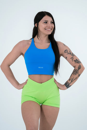 MISAJO Pulse Shorts — Neon Citrus