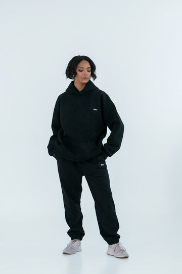 MISAJO Eclipse Hoodie — Midnight Black