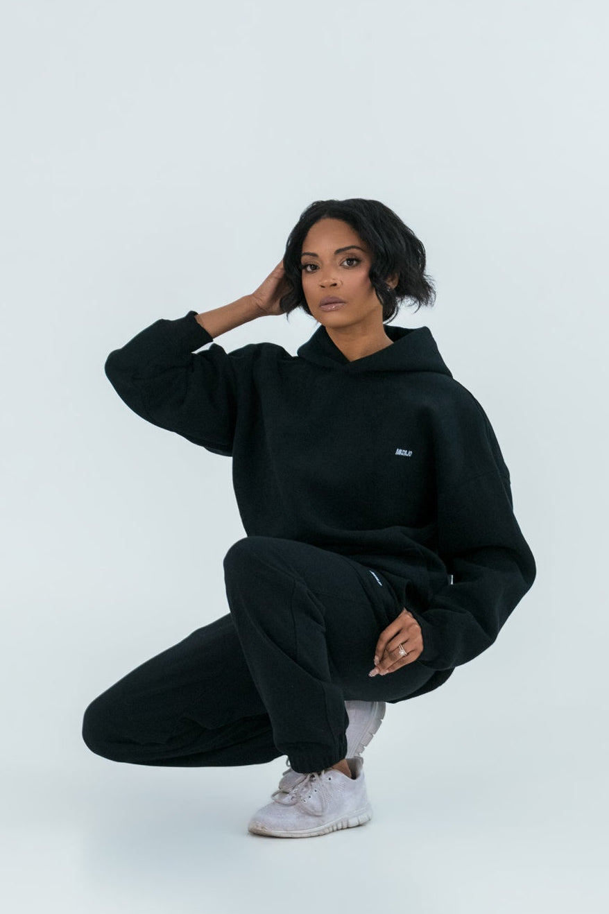 MISAJO Eclipse Sweatpants — Midnight Black