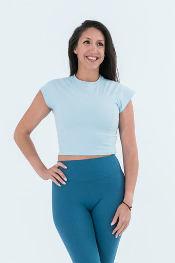 MISAJO Edge Tee — Ice Blue