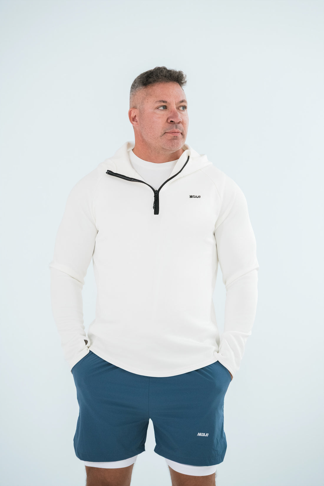 MISAJO Glacier Half-Zip Hoodie