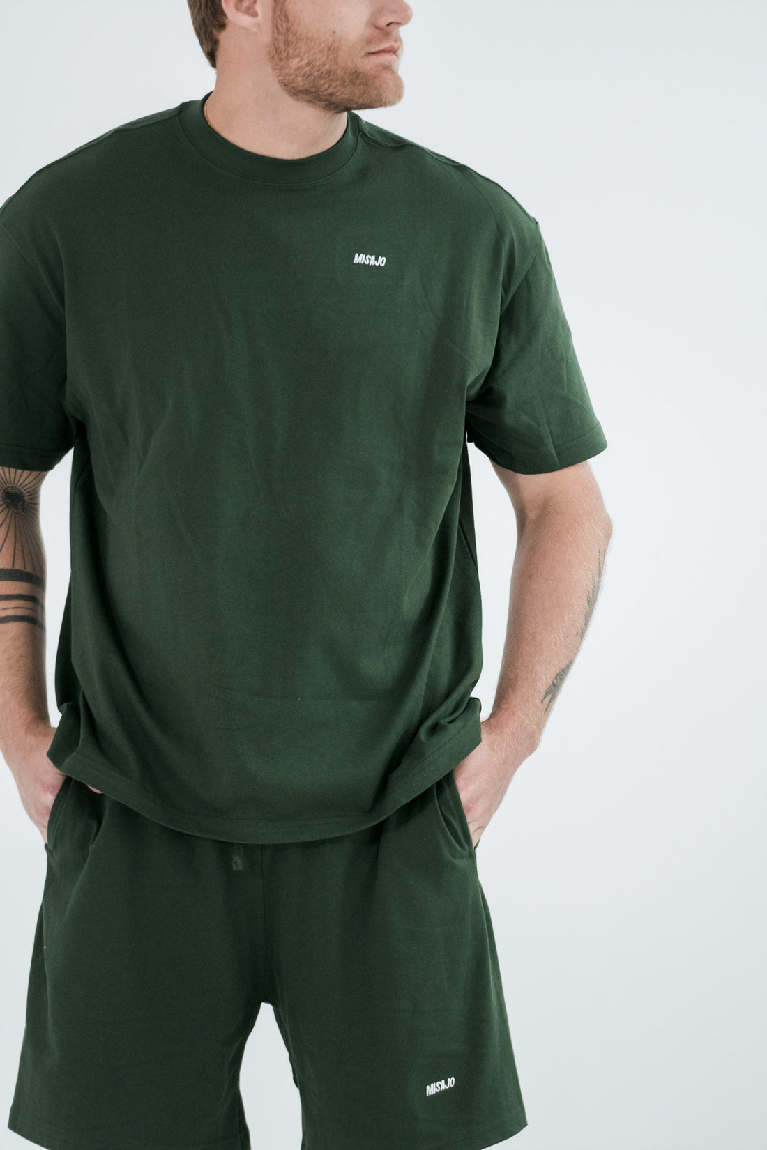 MISAJO Ember Green Oversized Tee