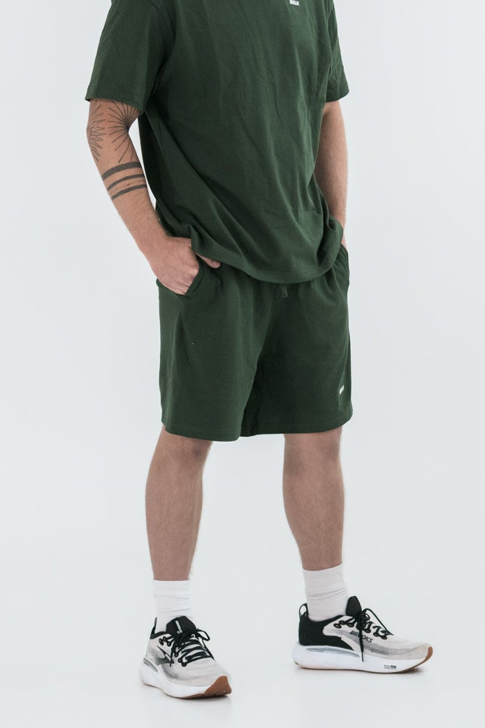 MISAJO Ember Green Relaxed Shorts