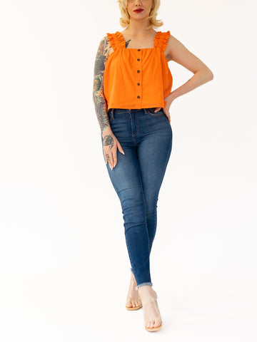 Kitara Top in Orange